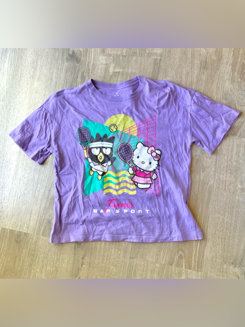 GAP Kids Hello Kitty Tennis Sport Cropped Tee Girls XXL 14/16